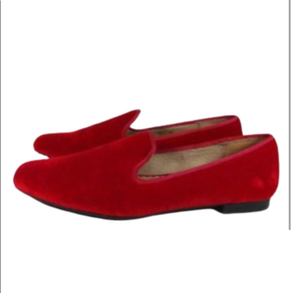 Lands End Crushed Velvet Shoes